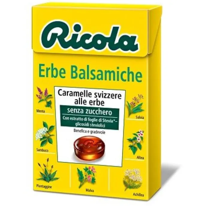 Ricola Erbe Balsamiche Caramelle Senza Zucchero 50g