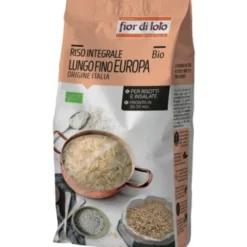Riso Integrale Lungo Fino Europa Bio Fior Di Loto 1Kg