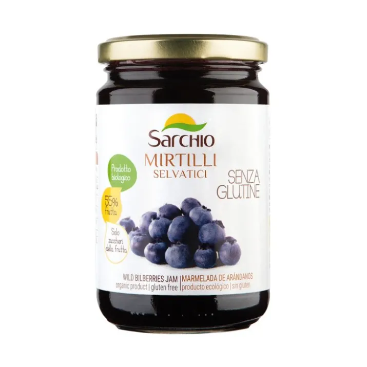Sarchio Composta Di Mirtilli Selvatici Prodotto Biologico 320g