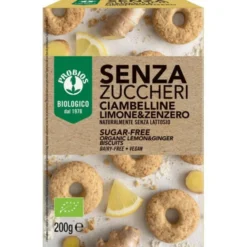 Senza Zuccheri Ciambelline Limone&Zenzero Probios 200g