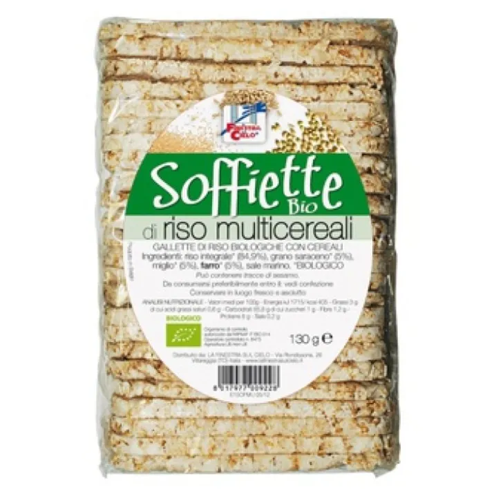 Soffiette Di Riso Multicereali Bio La Finestra Sul Cielo 130g