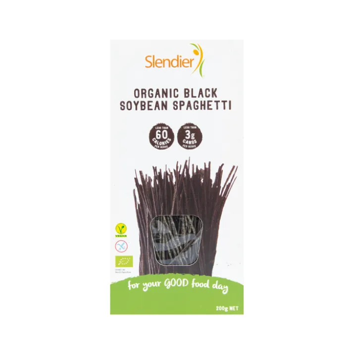 Spaghetti Di Soia Neri Slendier 200g
