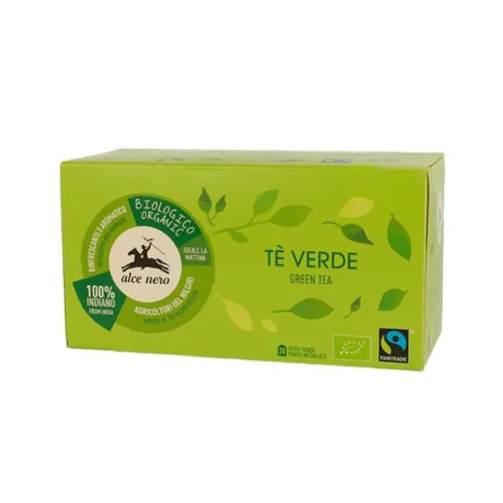 Te' Verde Biologico Alce Nero 20 Filtri 35g