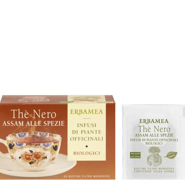 Thè Nero Assam alle Spezie Bio ERBAMEA 20 Filtri