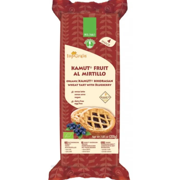 TopGrain Kamut Fruit Al Mirtillo Probios 4x50g