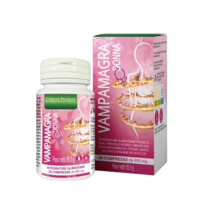 VAMPAMAGRA DONNA Cisbani Pharma 90 Compresse