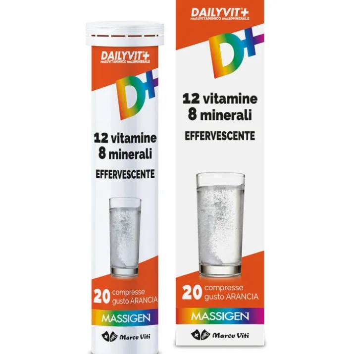 12 Vitamine 8 Minerali DailyVit+ Massigen 20 Compresse
