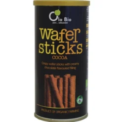 Wafer Sticks Cacao Ola Bio 140g
