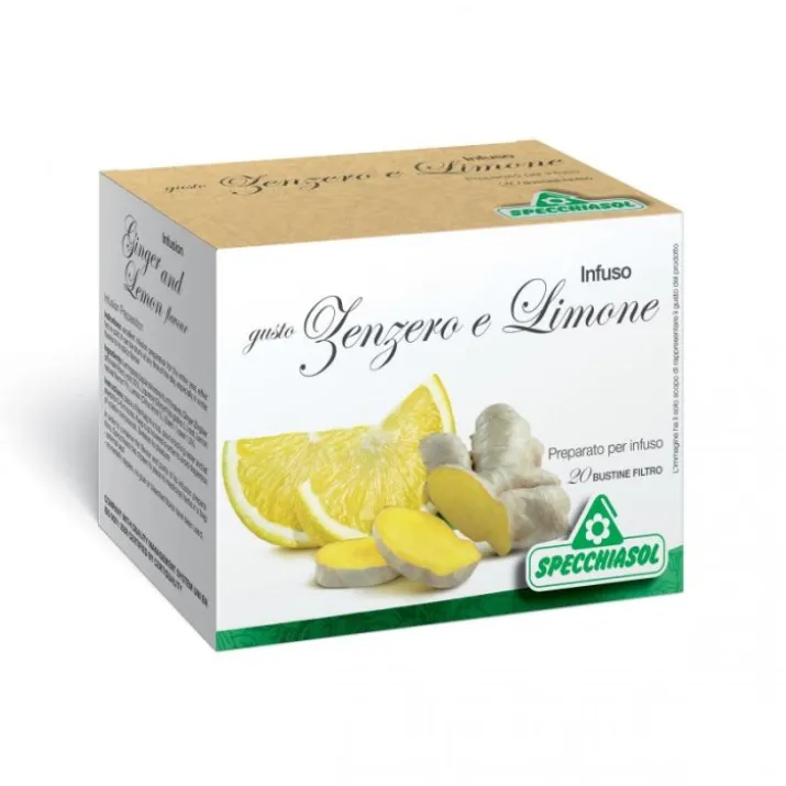 Zenzero e Limone Infuso Specchiasol 20 Bustine