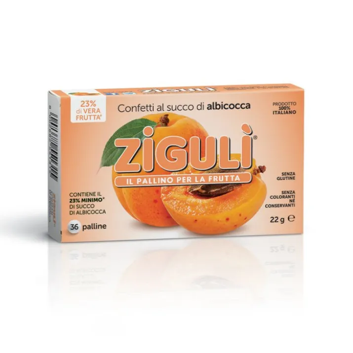 Ziguli Albicocca 36 Palline 22g