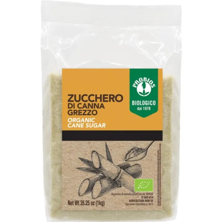Zucchero Di Canna Grezzo Probios 1kg
