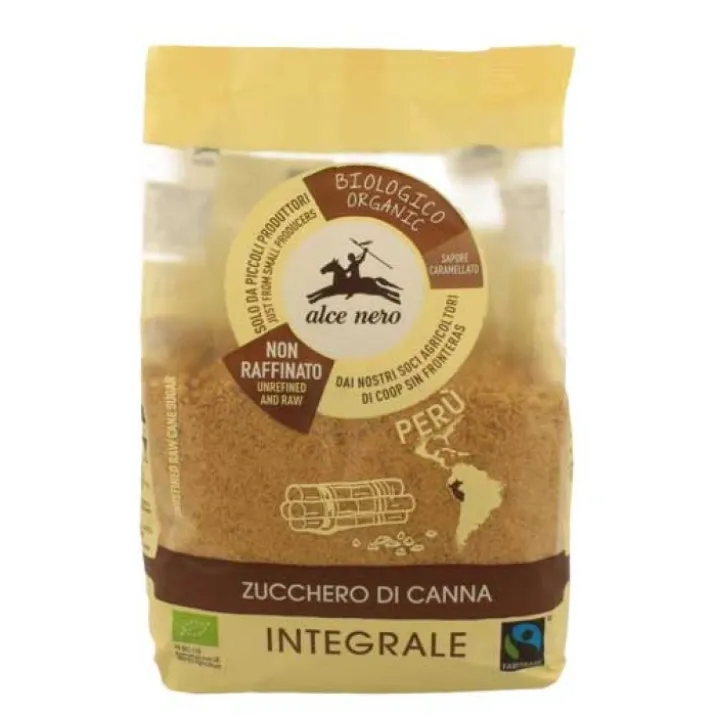Zucchero Integrale Di Canna Biologico Alce Nero 500g